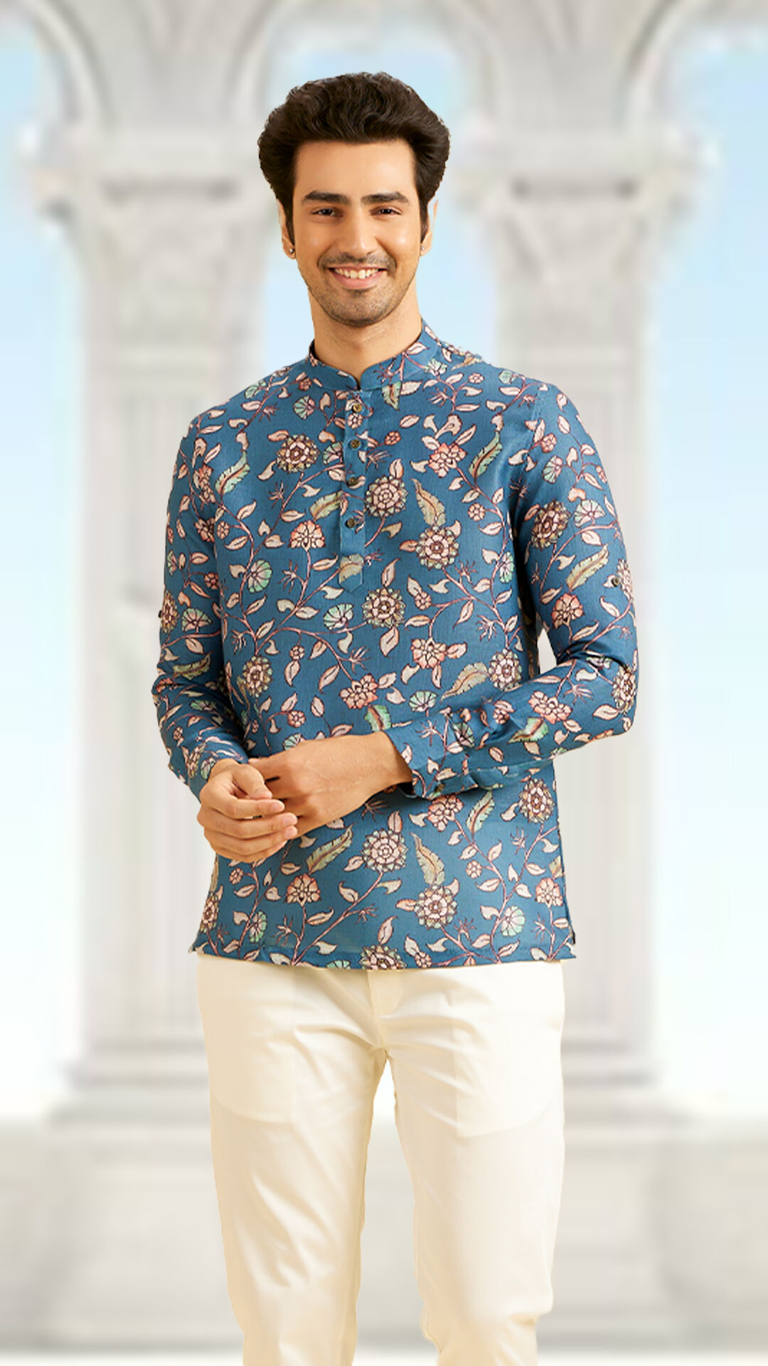 Men wearing beautifull short kurta for pre wedding functions